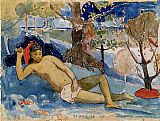 Paul Gauguin Canvas Paintings - The Queen of Beauty